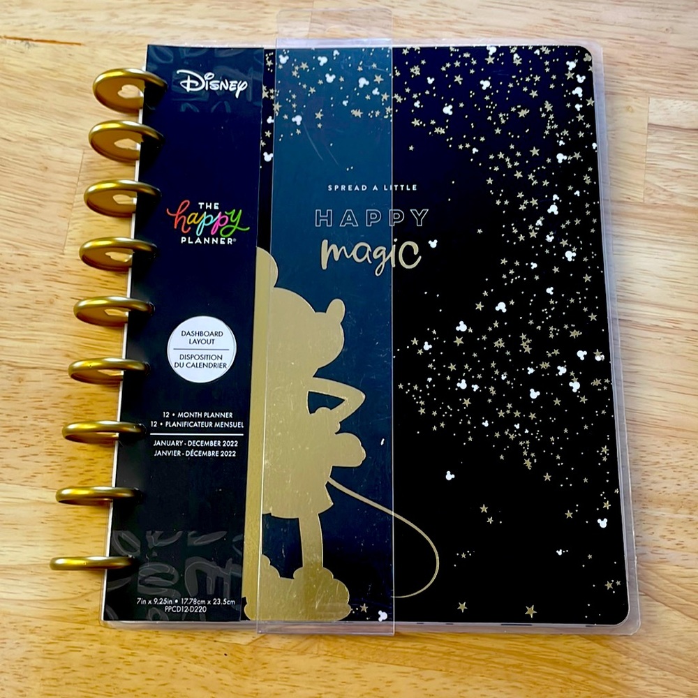 The Happy Planner Mickey Mouse Dashboard Layout 2022 New
